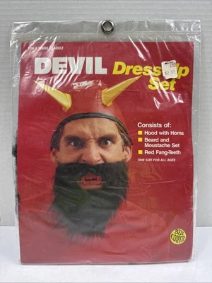 Conjunto de disfraz de diablo Ben Cooper vintage talla única 1518 Halloween horror  Foto 1 de 2