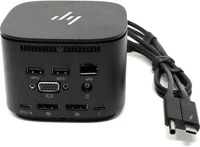 HP Thunderbolt Dock G2 w/ Combo Cable HSN-IX01 AC ADAPTER NOT INCLUDED - Image 1 of 4