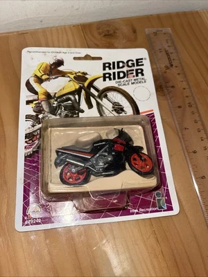 Tarjeta de fábrica de motocicleta fundida a presión Ridge Rider 1986 Intex #29240 Kawasaki Ninj Foto 1 de 4