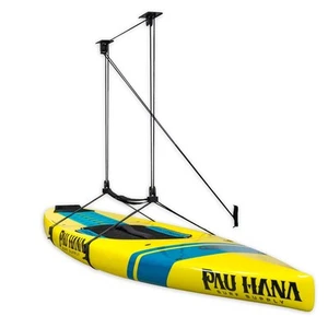 Standup Paddleboard and Surfboard Ceiling Storage Pulley System, Garage Mount - Picture 1 of 7
