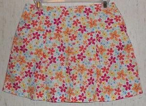 EXCELLENT GIRLS SO BRAND PLEATED FLORAL PRINT SKORT SIZE 14 - Picture 1 of 3