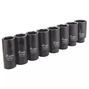 Astro Pneumatic® 8-teiliges 6-Pt Achsmutter Steckschlüsselsatz #AP-78866 - Bild 1 von 1