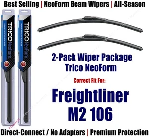 Paquete de 2 limpiaparabrisas NeoForm Super-Premium aptos para 2001+ Freightliner M2 106 - 16220x2 - Imagen 1 de 1