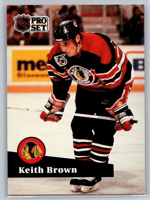 1991 Pro Set #371 Keith Brown Excellent - Image 1 of 2