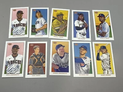 2023 Topps T206 Lot Of 10 Parallels - Polar Bear RCs & Stars - Image 1 of 2