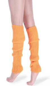 *daisysboutique* Retro Women 80s Adult Ribbed Knitted Leg Warmers Crochet Lon... - Picture 1 of 6