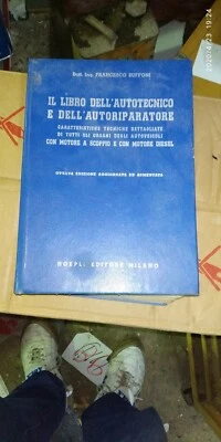 LIBRO DELL' AUTORIPARATORE AUTOTECNICO MECCANICO, HOEPLI '69- USATO DELL'EPOCA - Immagine 1 di 4