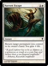 1x Narrow Escape - Foil MTG Zendikar NM Magic Foil