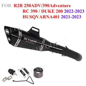 For R2R 250ADV 390Adventure RC 390 DUKE 200 2021-2023 Motorcycle Exhaust Muffler - Picture 1 of 5