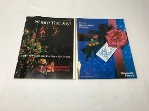 Minnesota fabrics 1982 christmas patterns butterick & vogue - Picture 1 of 5
