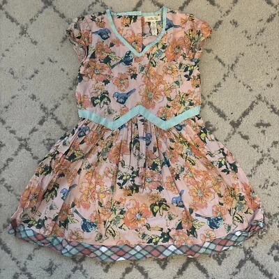 Matilda Jane Sienna Dress EUC Girls Friends Forever Floral Size 6 - Image 1 of 4