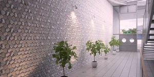 Moldes de pared 3D *COLMENA* paneles decorativos 3D forma plástica para yeso gitano - Imagen 1 de 7