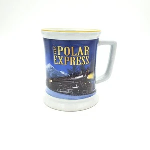 The Polar Express ALL ABOARD! BELIEVE Large Coffee Mug Xmas Christmas Holiday Ho - Picture 1 of 6