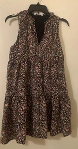BB Dakota Steve Madden Boho Hippy Dress Size Xs tiered ruffled bottom sleeveless - Picture 1 of 4