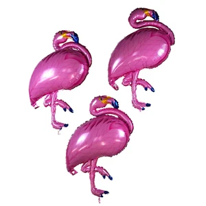 3 Stück Folienballon Flamingo "PINK FLAMINGO" (97cm) Luft- / Heliumballon Tiere - Bild 1 von 8
