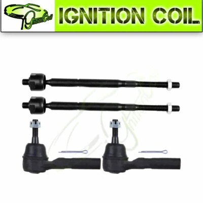 Pair(4) Inner & Outer Tie Rod Ends Set For 2007-2010 Chrysler Sebring Sedan - Image 1 of 4