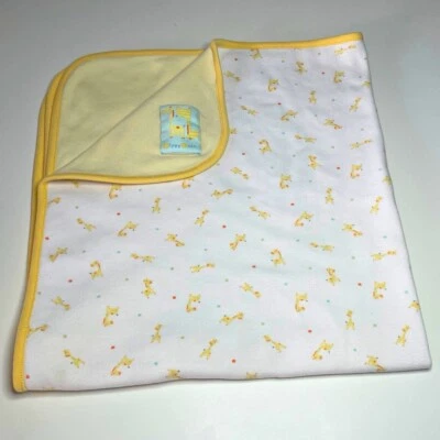 Cobertor de bebê Carters Just One Year tippy alto girafa amarelo branco - Imagem 1 de 4