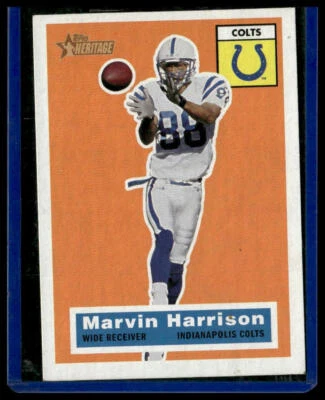 2001 Topps Heritage #64 Marvin Harrison Indianapolis Colts - Image 1 of 2