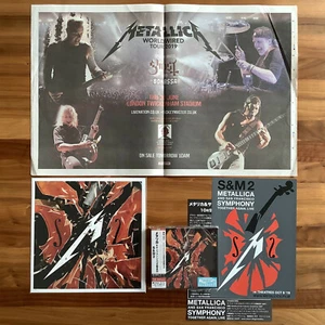 JAPAN 24x24 MEGAJACKET+SHM-CD+FLYER+POSTER! METALLICA SYMPHONY S&M2 / 72 seasons - Bild 1 von 8