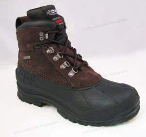 Brand New Men's Winter Boots Leather 6" Insulated Waterproof Hiking Snow Shoes - Picture 1 of 12