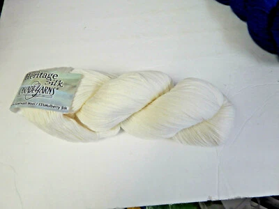 Hilo de seda Cascade Heritage - lana/seda 100 g hilo de calcetín 14 colores Foto 1 de 2