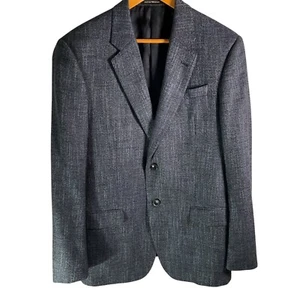Emporio Armani G Line Mens Suit Blazer Jacket Sz 52 Gray Wool Blend Classic - Picture 1 of 9