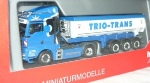 Herpa 310673, MAN TGX XLX Euro 6C Thermomulden-SZ, "Trio-Trans", 1/87, NEU&OVP - Picture 1 of 4