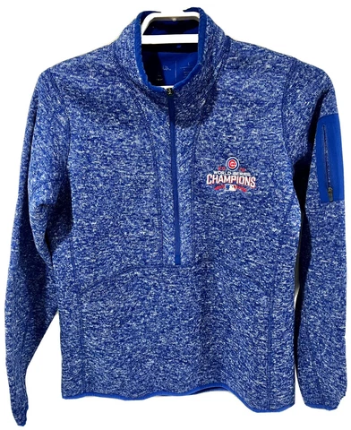 Chicago Cubs 2016 World Series Champs Pullover Jacket Antigua Women’s Large Cover