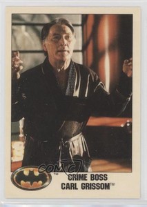 1989 Topps Batman Factory Set Glossy Carl Grissom Jack Palance Crime Boss 2xw