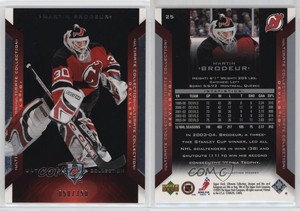 2004-05 Ultimate Collection /350 Martin Brodeur #25 HOF