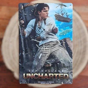 🍀 Blechschild Metallschild Uncharted Nathan Drake Tom Holland Tin Sign - Bild 1 von 2