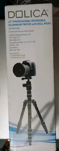 Dolica Proline 57" Tripod Reversible Detachable Ball Head & Integrated Monopod - Picture 1 of 7