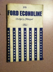 +++ 1976 FORD ECONOLINE OWNERS MANUAL !!! +++ - Picture 1 of 2