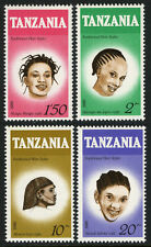 Tanzania 346-349, MNH. Traditional Hair Styles, 1987