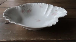 Cuenco para servir vintage de flores rosas Havilland Limoges Francia - Imagen 1 de 5