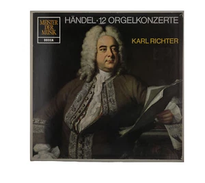 Händel, Karl Richter: 12 Concertos für Orgel, Stereo, Decca - Bild 1 von 2