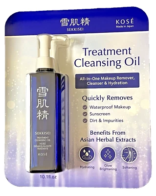 Tratamiento Kose Sekkisei Aceite Limpiador Hidratación Todo en Uno Desmaquillante 10.1oz Foto 1 de 4