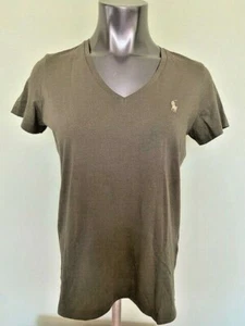 Nuova Polo Ralph Lauren Donna Cotone Maniche Corta T-shirt vari tinta unita NUOVA - Foto 1 di 15