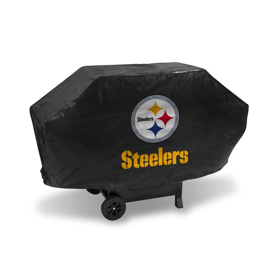 Pittsburgh Steelers NFL Barbecue BBQ Grill Cover Rico Industries Up To 68 Inches
