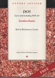 Expert advisor-Quick Reference Guide-DOS up to including 4.0 Commands-J Kamin - Picture 1 of 1