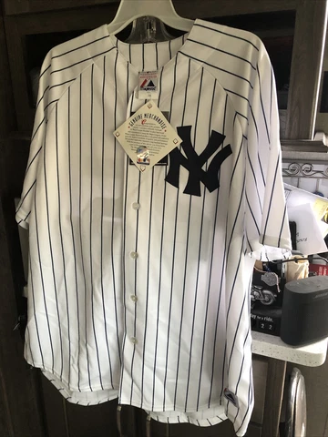 New York Yankees Player Jayson GIambi MLB Youth Jersey From Majestic Sizes Med,L Cover
