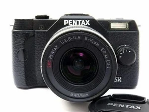 PENTAX Q10 12,4-MP-Digitalkamera schwarz Kit mit SMC Objektiv 5-15/2,8-4,5 - Bild 1 von 3
