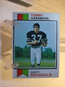 1973 Topps Football Card  #198 Tommy Casanova RC   (87370) - Imagen 1 de 2