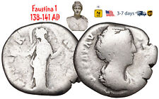 Ancient Roman Empire Coin Silver Faustina 1 138 141 AD Wife ANTONINUS PIUS#32256