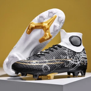 scarpe calcio per bambini ragazzi numeri da 35 a 46 con lacci ottimo per calcio - Picture 1 of 14