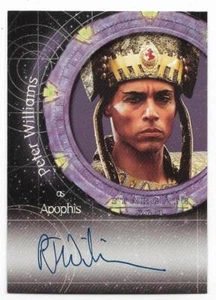 2001 Stargate SG-1 Autograph (A6) Peter WILLIAMS as Apophis - Picture 1 of 1