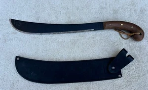 Condor El Salvador Fixed Machete 20-1/4” Long Steel Blade Walnut Handle - Picture 1 of 17