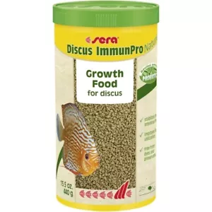 Sera Discus ImmunPro Nature 440g / 1000ml Growth Food for Discus Fish - Picture 1 of 1