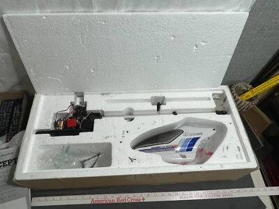 1990 Vintage KYOSHO 3546 EP CONCEPT R/C Helicopter kit 892mm Rotor - Image 1 of 4