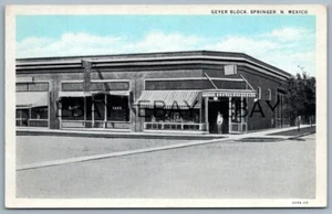 Springer, New Mexico, NM - Geyer Block, Shops, Cafe - Picture 1 of 2